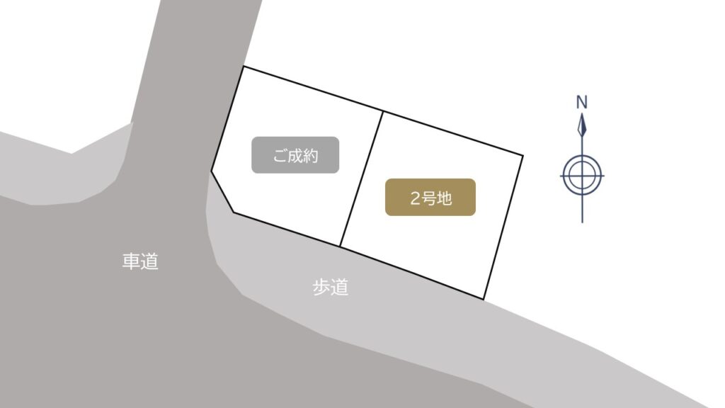 呉市東中央二丁目　区画図