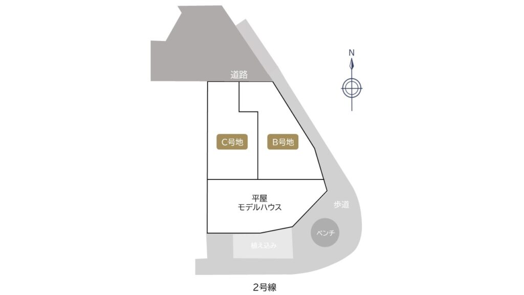 グランディ―ル大野中央　区画図