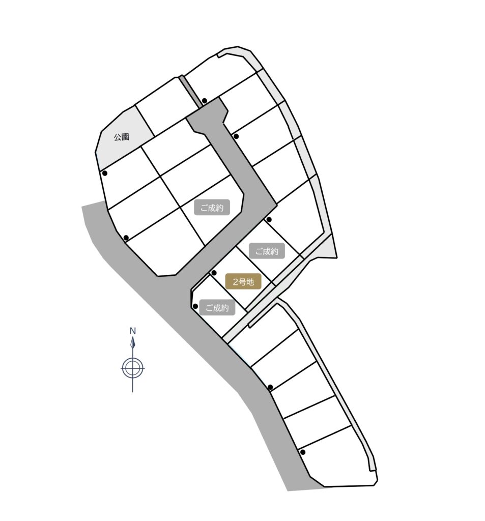 高屋東団地　区画図1