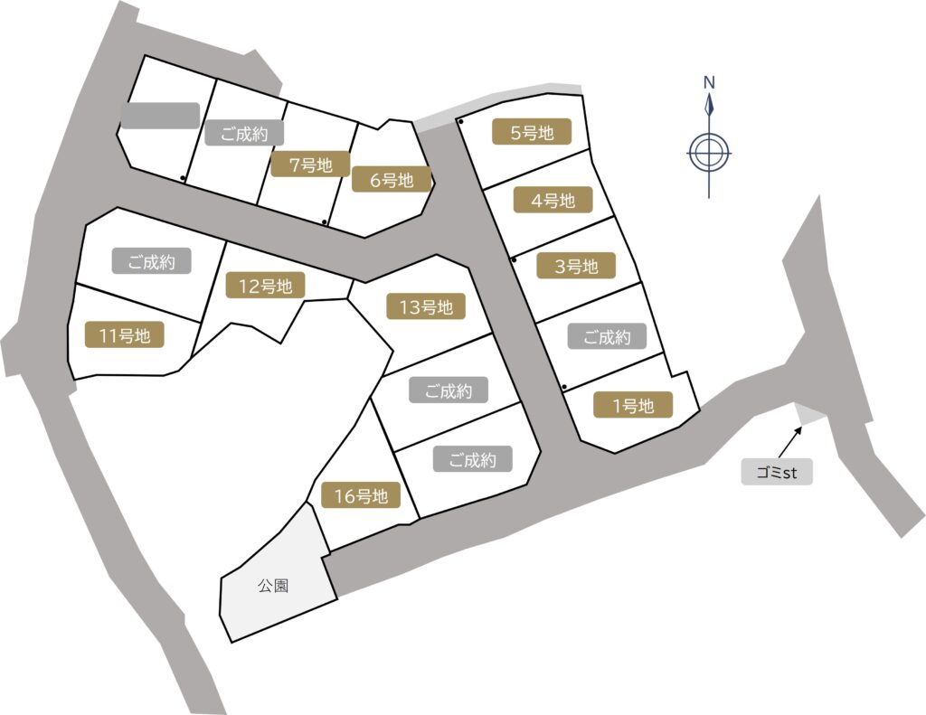 グランディール御薗宇　区画図（2026年3月6日）