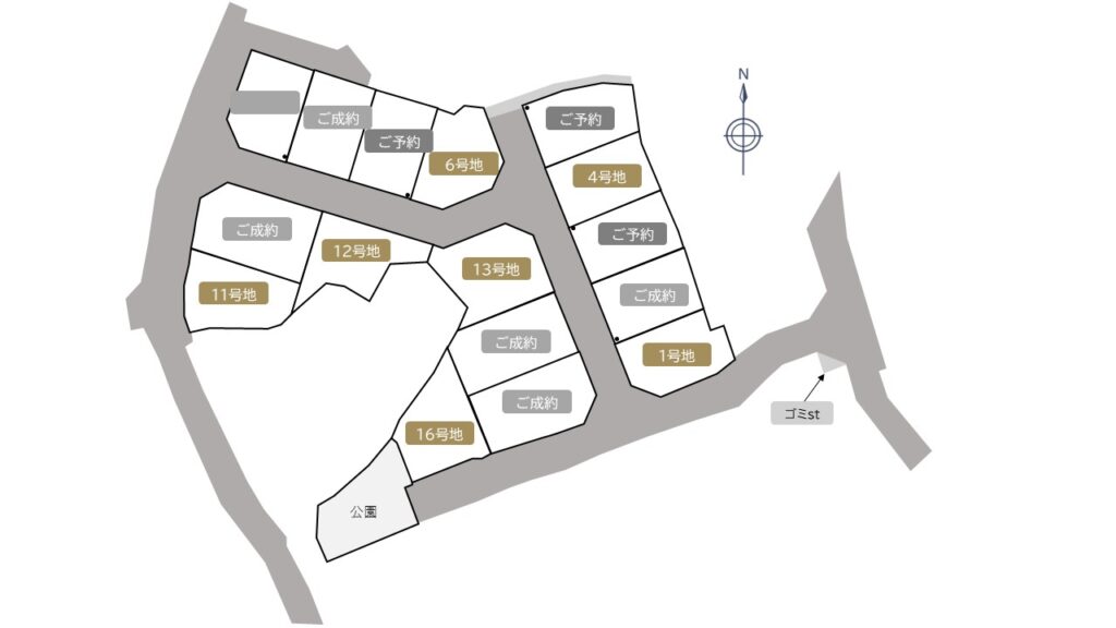 グランディール御薗宇　区画図（2026年４月19日）