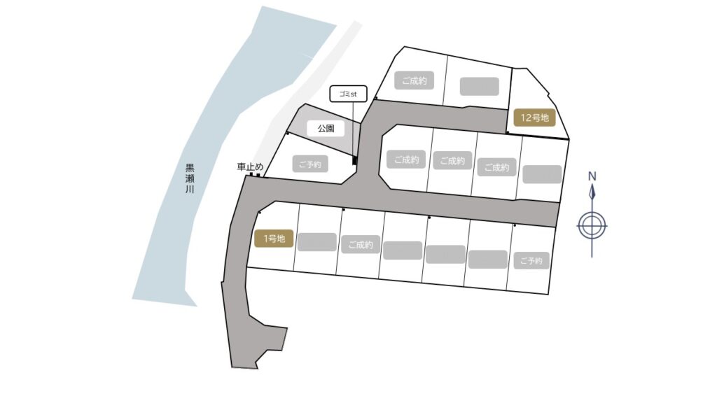 グランディール田口東子　区画図