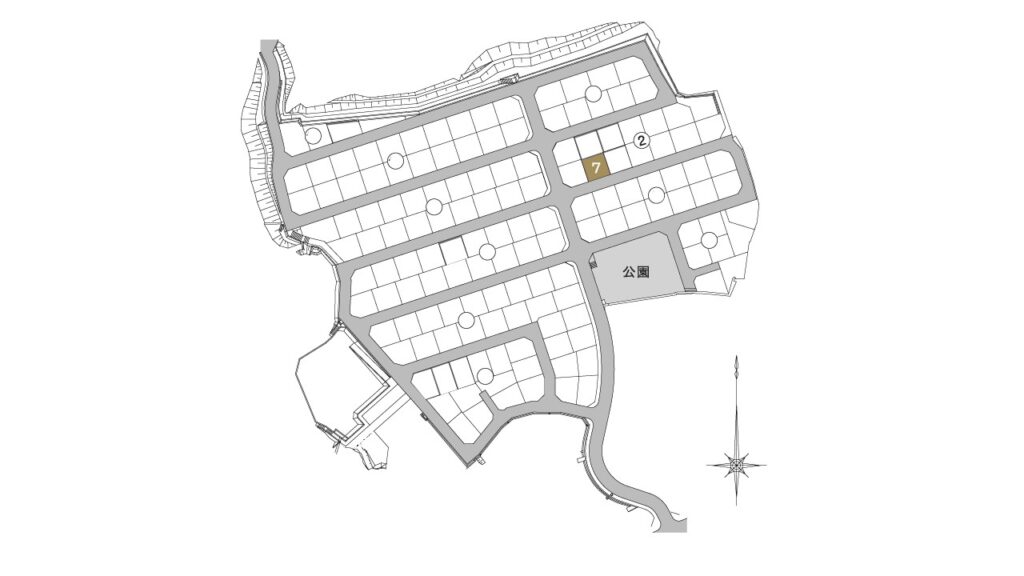 イーストヒルズ西条　区画図